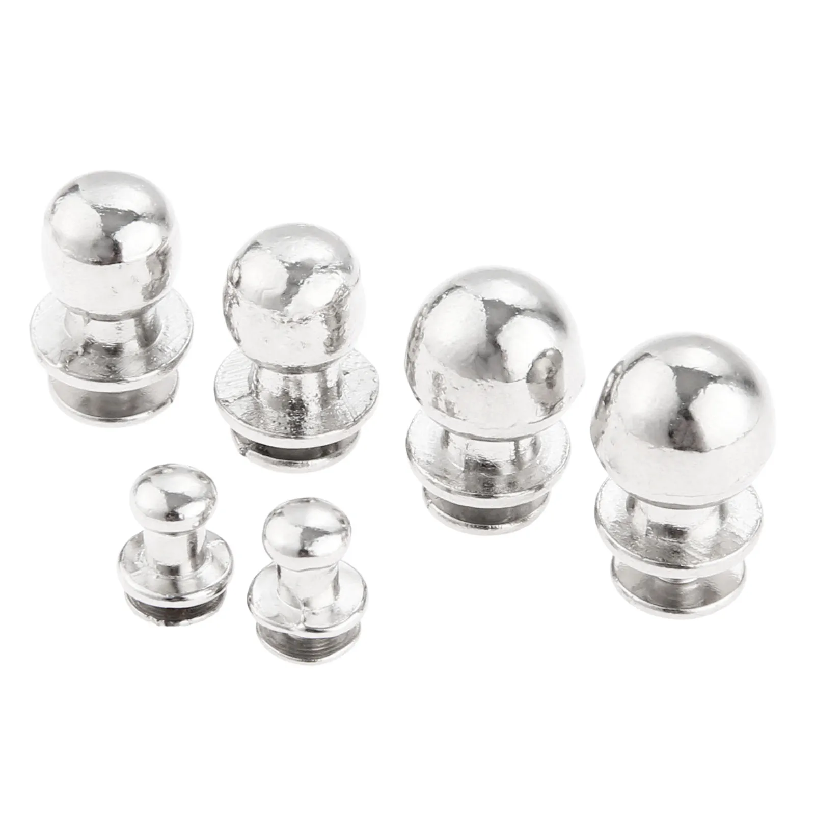 5/10pcs Mini Silver Knobs Round Handles Pulls Single Hole Drawer Vintage Decor Cabinet Chest Kitchen Solid Alloy Bathroom Home