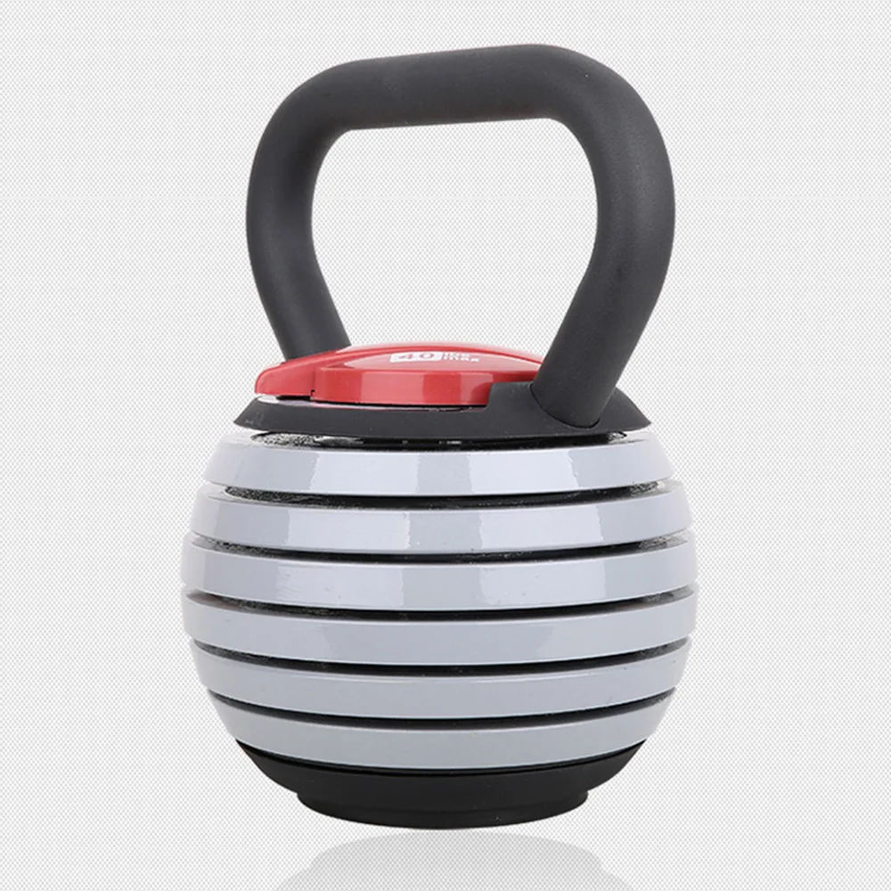 20lb regulowany Kettlebell Indoor Fitness trening trening siłownia ćwiczenia hantle 5 ~ 20lb regulacja kulturystyki Kettlebell