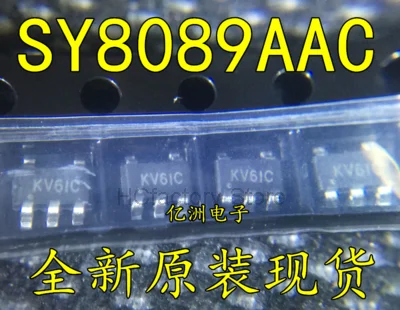 Novo original 10 peças sy8089aaac SOT23-5 sy8089 sot sy8089aac sy8089aa sot-23 atacado lista de distribuição de uma parada