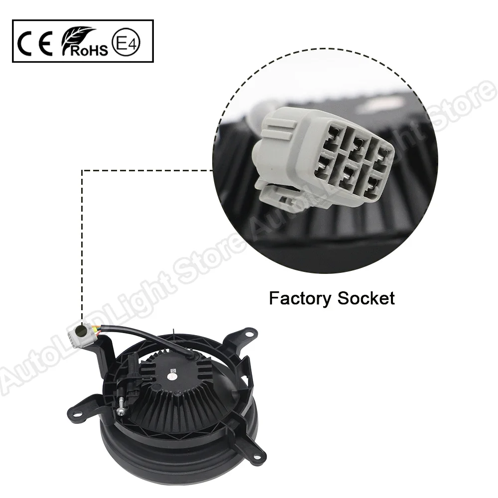2Pcs For 2005 2006 2007 2008 2009 Ford Mustang GT 2005 2006 2007 2008 2009 LED Bumper Fog Lamp Daytime Running DRL Light