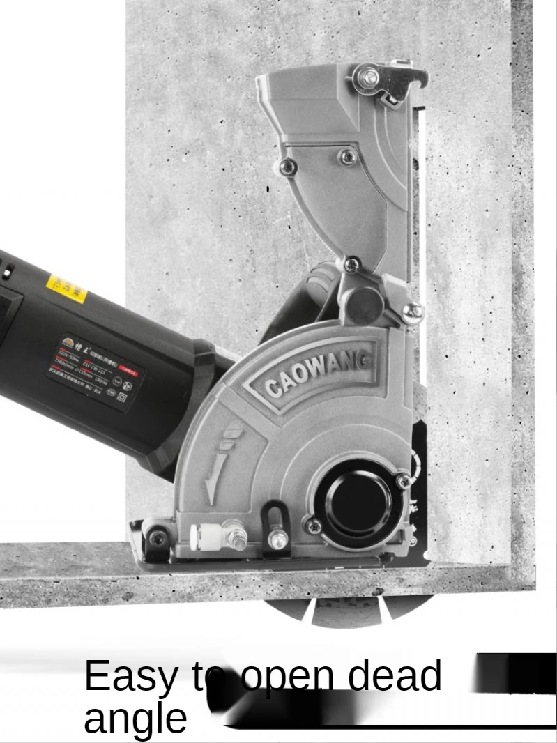 220V Slotting Machine Concrete with Water and Dust-Free Water and Electricity Installation Wall Corner Grinder To Cut Machine