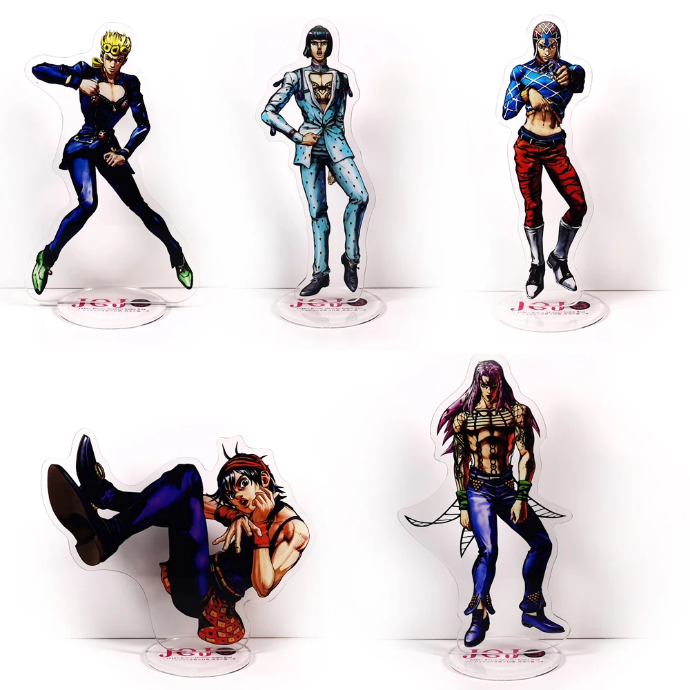 Jo no Bizarre Adventure Golden Wind Giovanna Bucciarati Mista Narancia Diavolo GM acrylic stand figure model topper anime