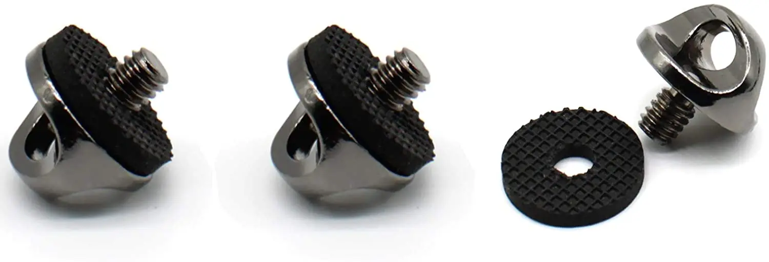 جديد 3 قطعة 1/4-20 الموضوع مثبت الكاميرا حامل مع المطاط غسالة ل quickedition كاميرا الرقبة حزام/الرقبة حزام