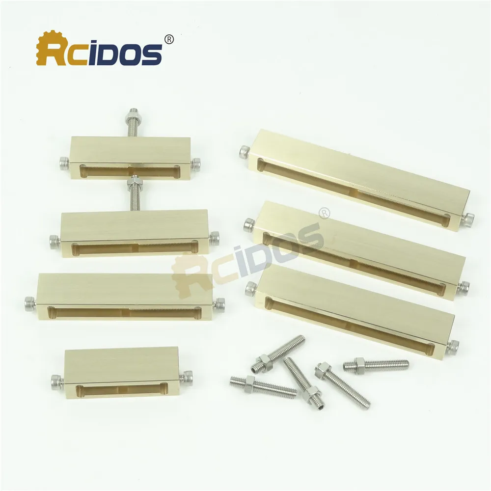 RCIDOS MOVEGO Brass Letters Holder,Hot Foil Stamping flexible letters Slot,fit to movego letters,7MM width,10mm Deep,1pcs price