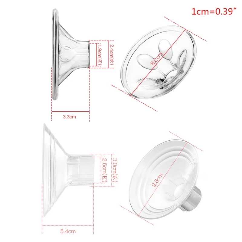 Cojín de masaje para alimentación de bebé, accesorio de extractor de leche eléctrico, almohadilla de pétalos de silicona 77HD