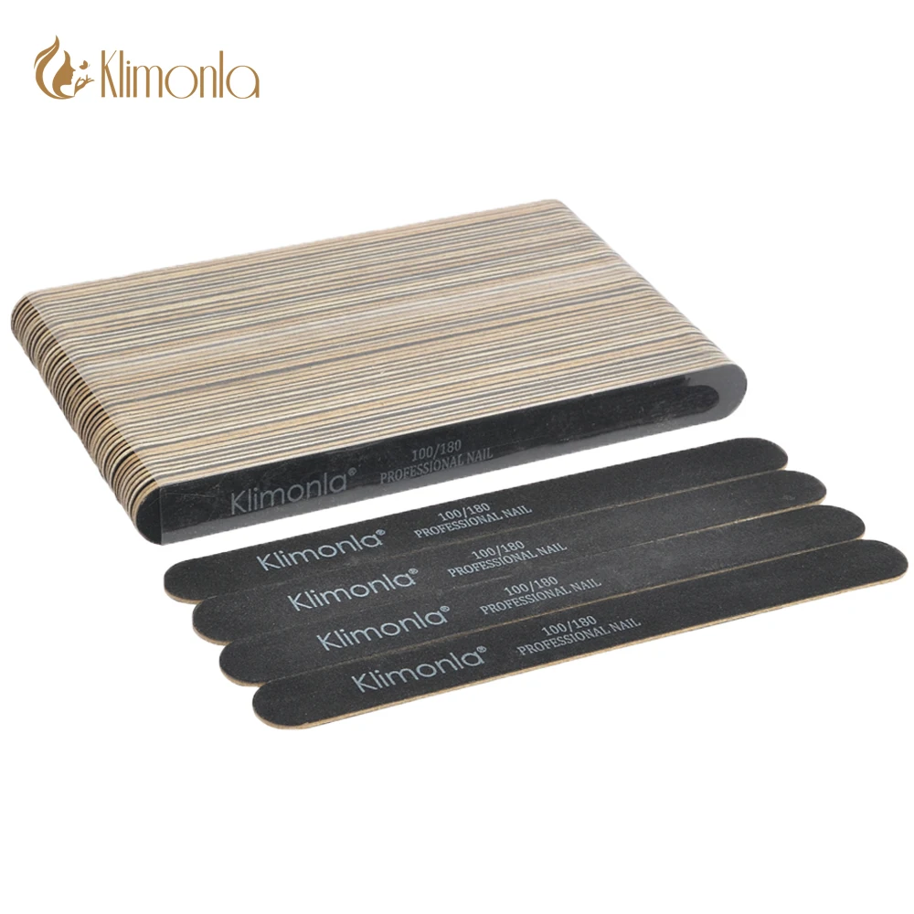 Klimonla-Limes à Ongles Noires, 100/180/240, décennie s de Ponçage, Bois, Limas Pédicura, Ensemble de Verhéritage à Ongles Gel Manucure, Nouveau, 5,