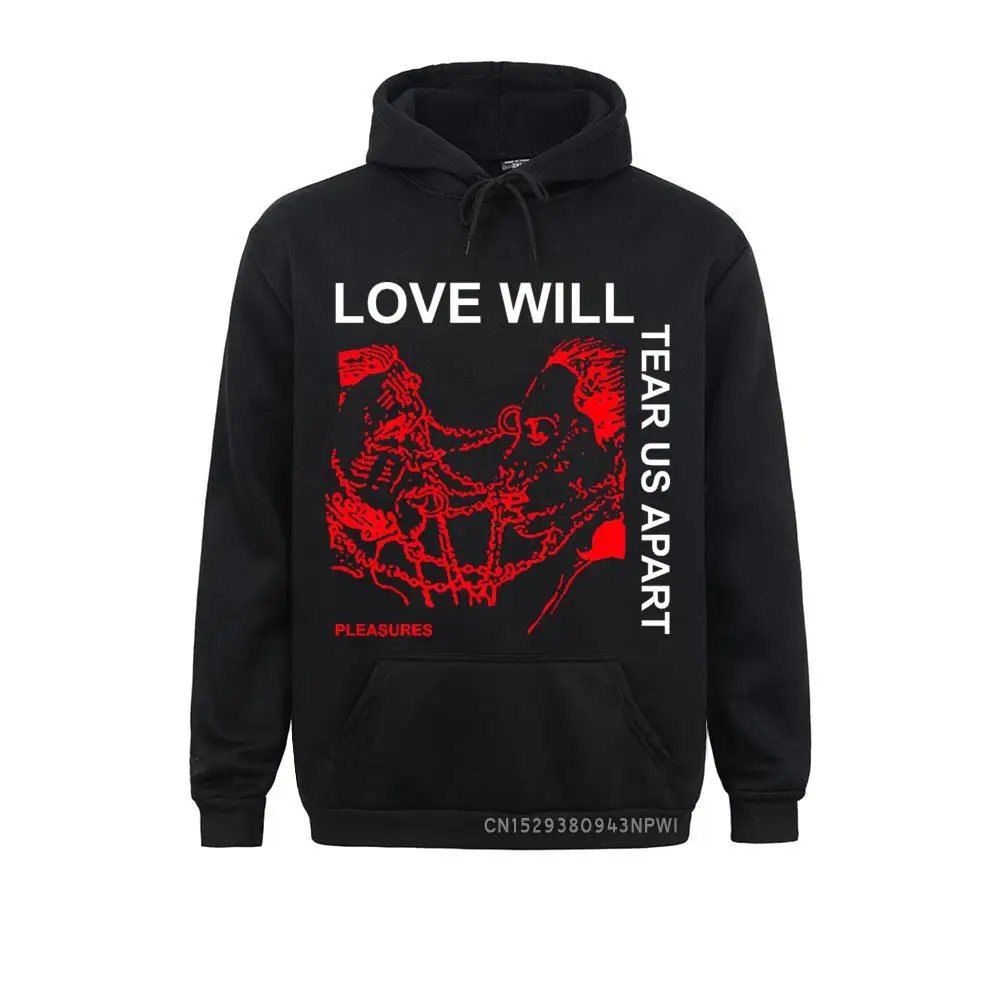 

Love Will Tear Us Apart Graphic Sweatshirt Men Male Hip Hop Pocket Costume Hoodie Tumblr Fashion Grunge Hipsters Punk Style Top