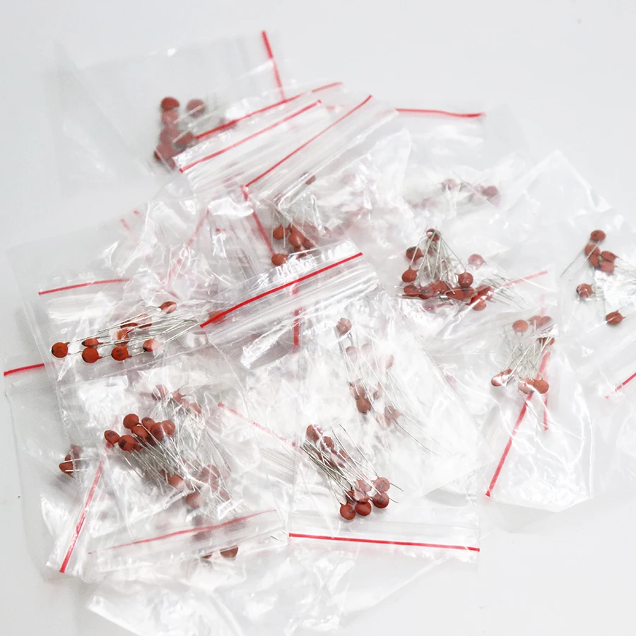 300pcs  30value 50V Ceramic Capacitor Assorted kit Assortment Set  30value*10pcs=300pcs