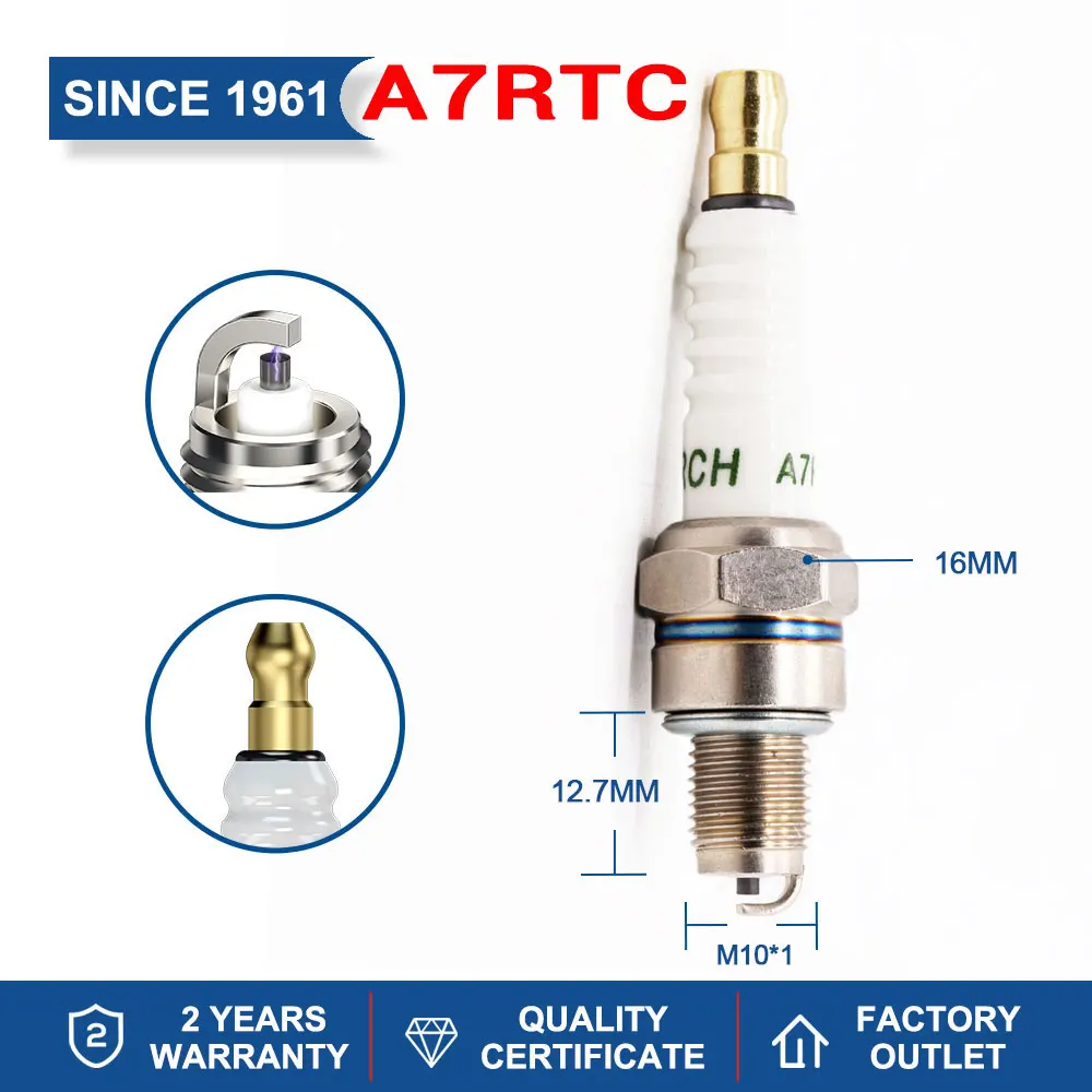 Velas de antorcha originales, bujía L7RTC, DK7RTC, B7RTC-9, B8RC, E6TC, E7C, A7RTC, KH5RTI-11, A7RTI, B7RTI, repuesto para DENSO