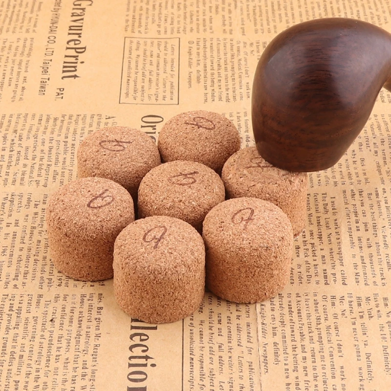 Smoking Pipe Cork Knocker Pipe Soft Wooden Cork Stopper Cleaning Tool Paste Ashtray Smoking Accessories