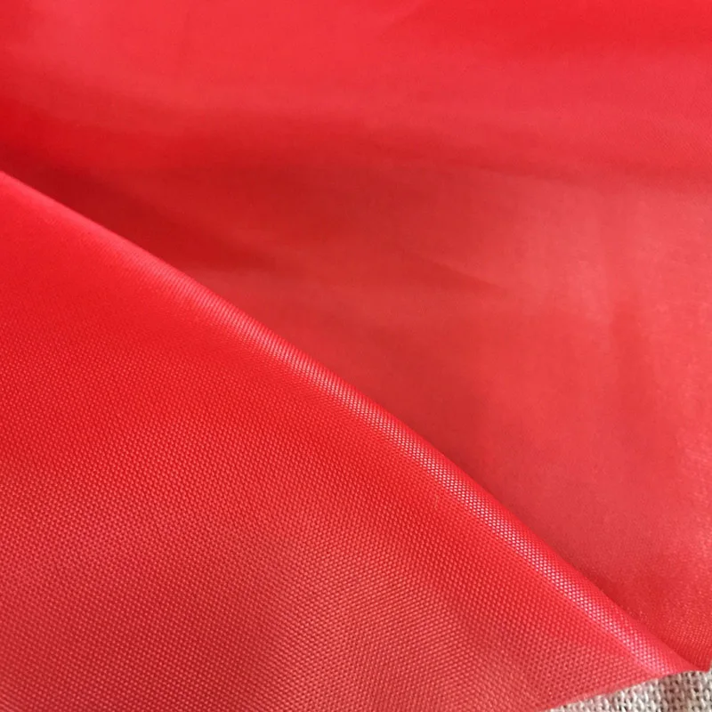 1*1.5m Polyester  Thin And Lightred Red Taffeta Fabric Textile Flags material