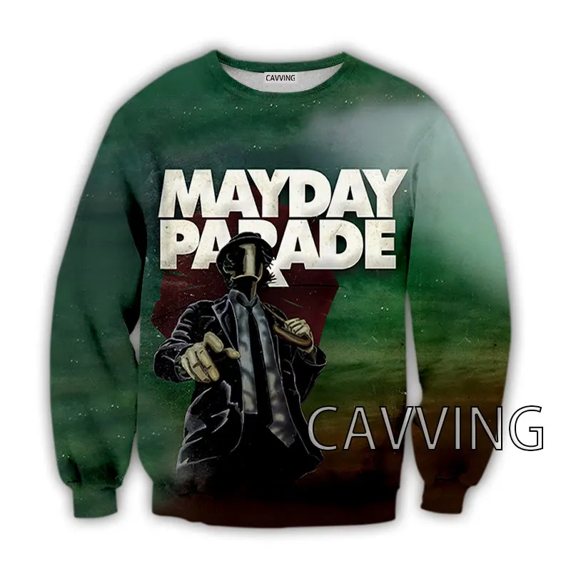 

New Fashion Women/Men's 3D Print Mayday Parade Band Crewneck Sweatshirts Harajuku Styles Tops Long Sleeve Sweatshirts