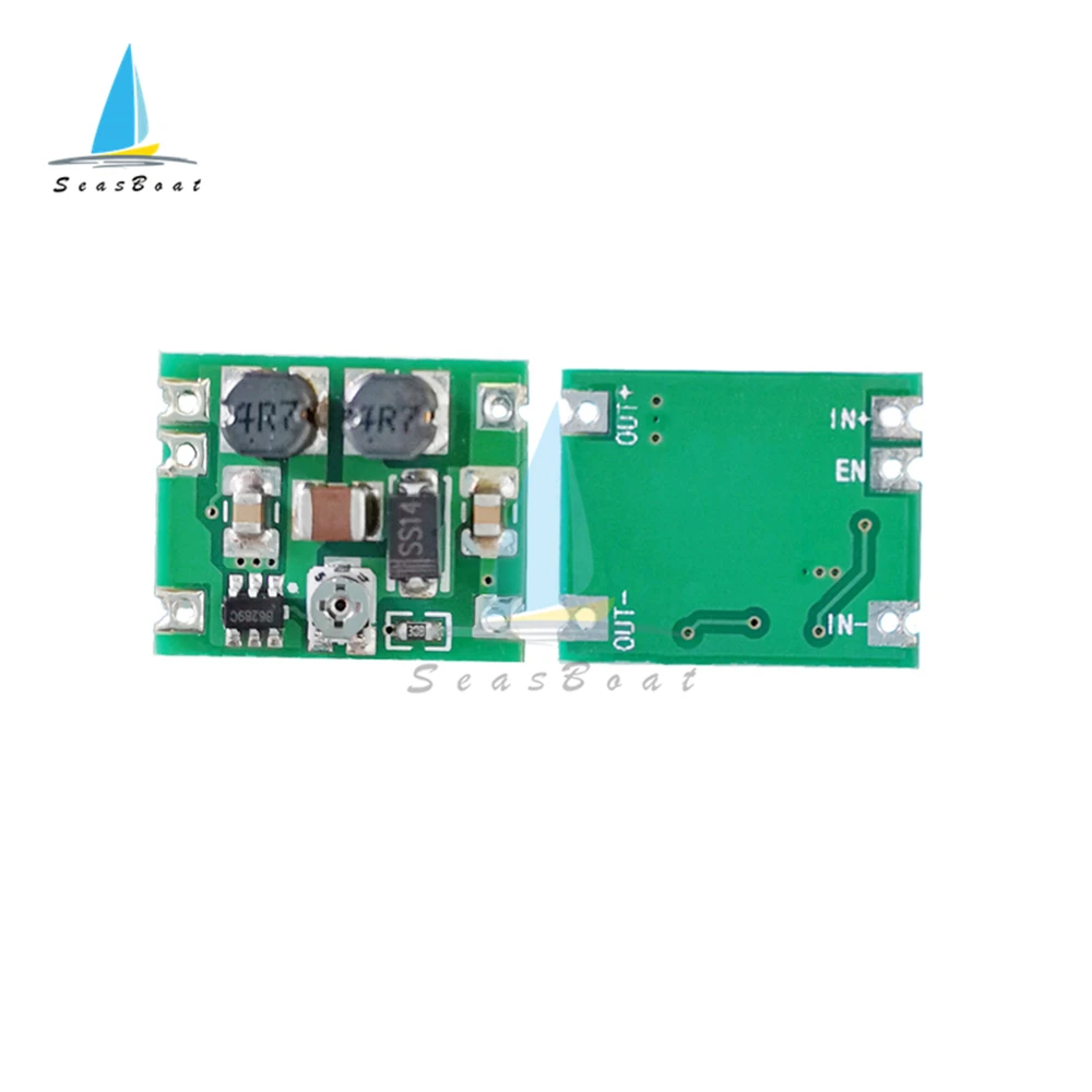 DC-DC Stabilized Power Supply Module Mini Automatic Buck-Boost Voltage Regulator Board DC3V-15V Step Down Buck Boost Module