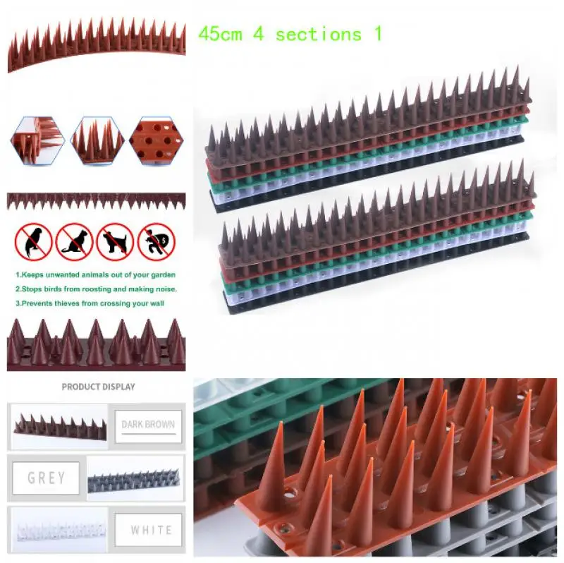 

1pcs Hot Sale Plastic Repeller Bird and Pigeon Spikes Deterrent Anti Bird Spike Strip Bird Scarer Repeller for Pigeon