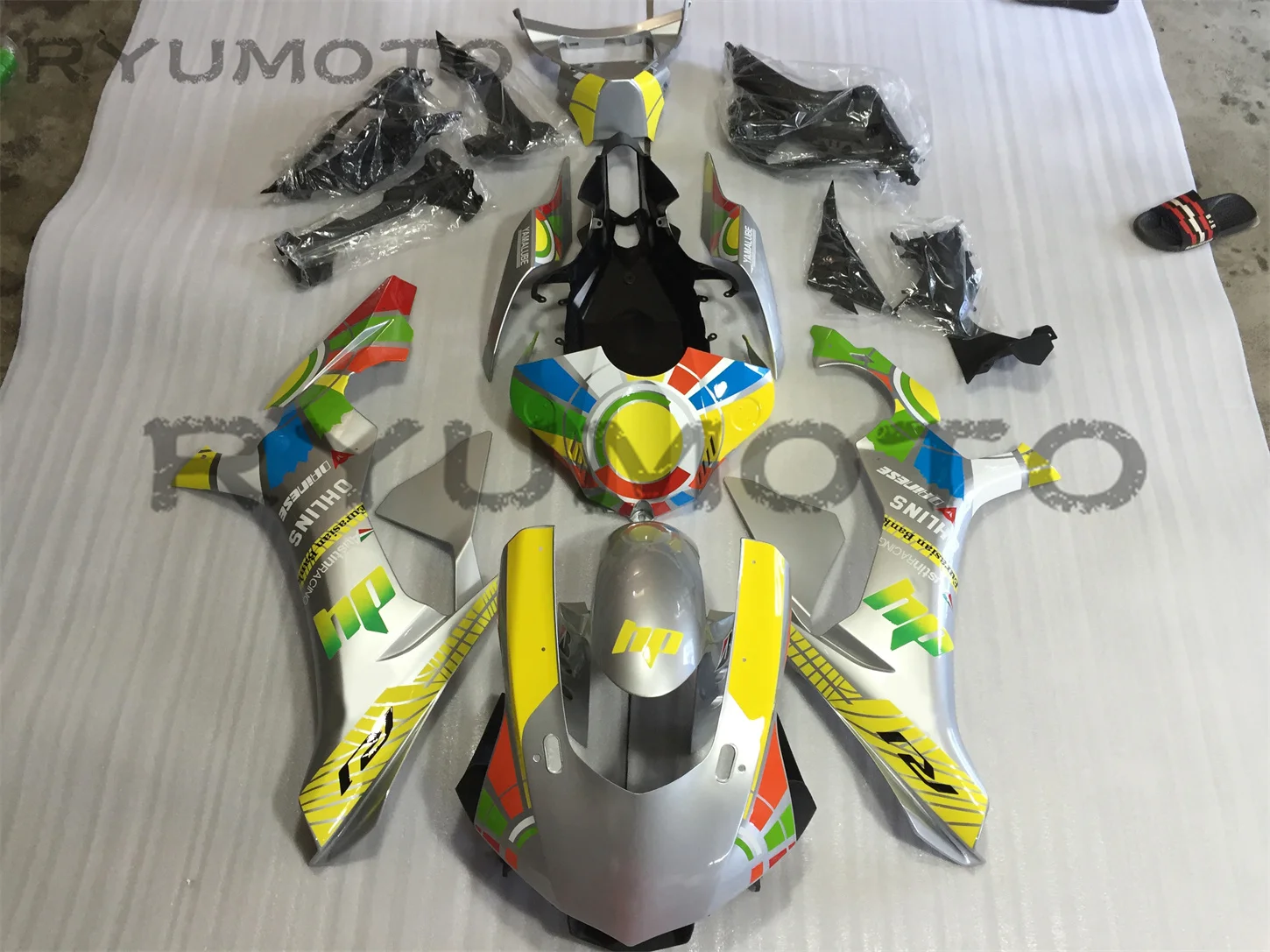 New ABS whole Fairing kit 100% fitment for YAMAHA YZFR1 2015 2016 2017 2018 2019 YZF R1 15 16 17 18 19 YZF1000 Fairings colorful