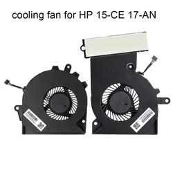 CPU GPU Cooling Fan Cooler For HP OMEN Pro 3plus 15-CE 15-CE000 TPN-Q194 929456 929455-001 G3A Graphics Card Fans Radiator