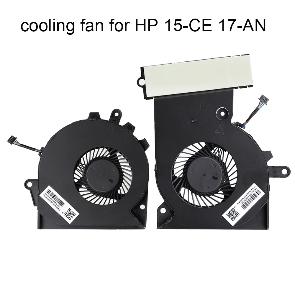 Imagem -01 - Cooler do Ventilador de Refrigeração da Cpu Gpu para hp Omen Pro 3plus 15-ce 15-ce000 Tpn-q194 929456 929455 001 Radiador de Ventiladores de Placa Gráfica G3a cooler do ventilador de refrigeracao da cpu gpu para hp omen pro 3plus 15 ce 15 ce000 tpn q194 929456 929455 001 radiador de ventiladores de placa grafica g3a 01