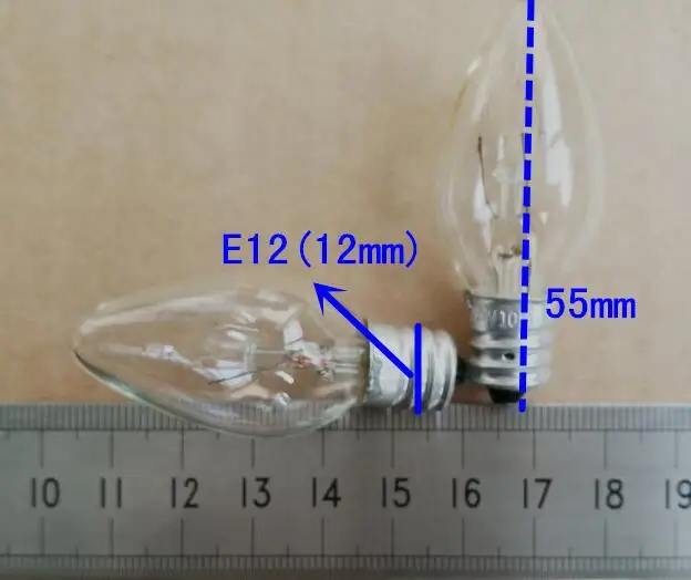 أجزاء ثلاجة E12 لمبة 10 وات