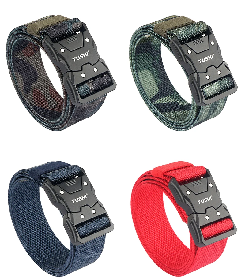 VATLTY 2022 Quick-drying Tactical Belt Men Hard Alloy Quick Release Buckle 1200D Soft Nylon Army Belt Male Military Equipment