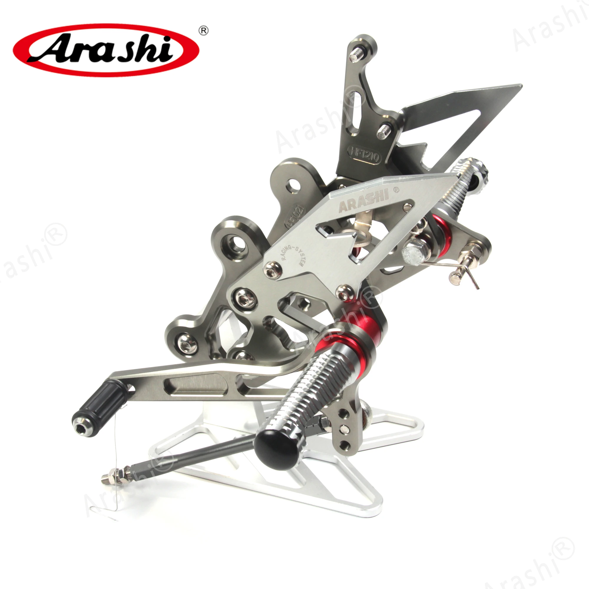 Arashi Rider Rearset For SUZUKI GSXS750 2015 - 2022 Adjustable Footrests Foot Pegs GSX-S750 GSX750S 2015 2016 2017 2018 2019