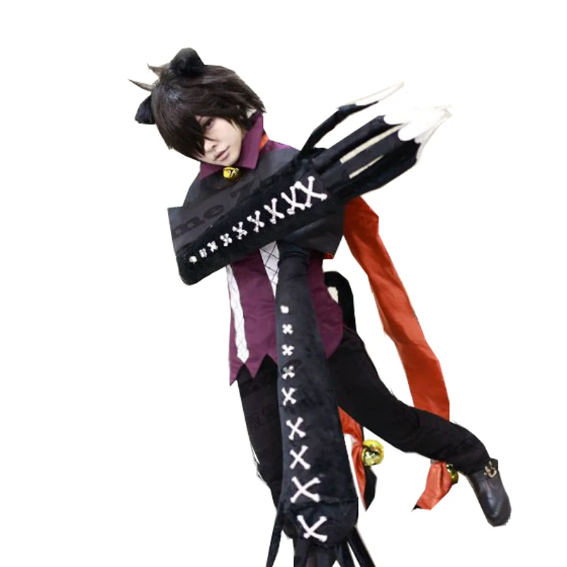 Cheshire cosplay Costume with tail and gloves 110