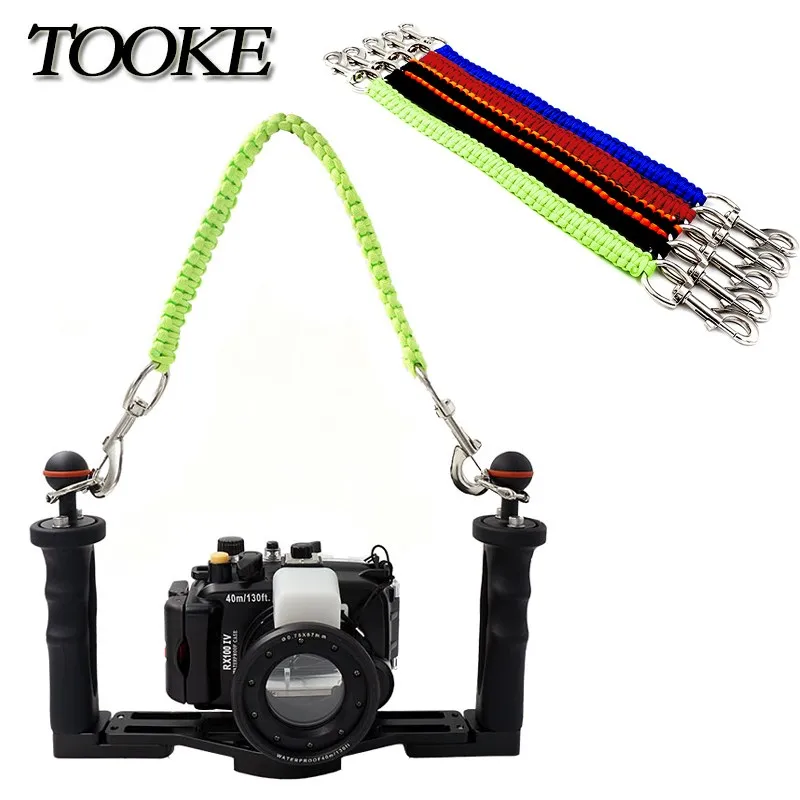 Diving Camera Hand Rope Lanyard Strap Carrier Tray Handle For Sony Ca-non Housing Case Light Holder Underwater Photography