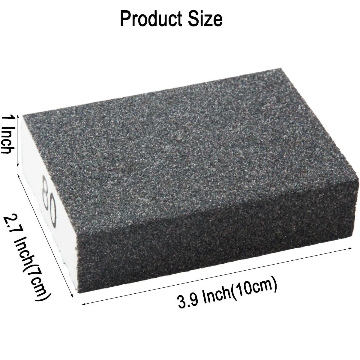 Spugne per levigatura a mano da 6 pezzi spugne per levigatura 60/80/100/120/180/220 assortimento di grana