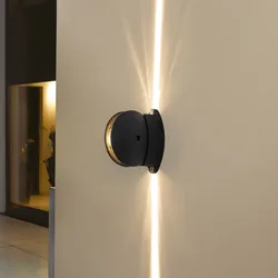 Lámpara Led impermeable IP65 para exteriores, luz de pared para ventana, montado en superficie, candelabro de pared para porche, pasillo, balcón, iluminación