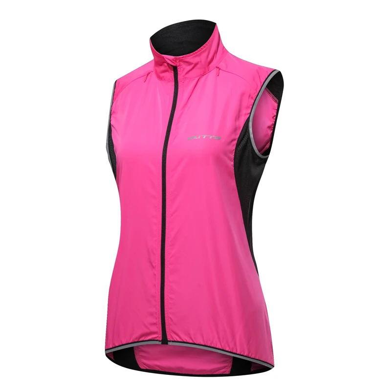 Lightweight Waterproof Cycling Gilet Women Mtb Bike Vest Windproof Mountain Bicycle Clothing Breathable Reflective Sportswear