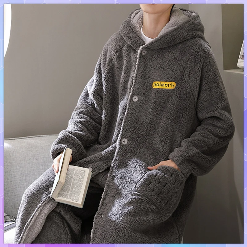 Peignoir multicolore à manches longues pour hommes, ensembles de peignoirs, kimono, vêtements pour la maison, zones de pyjama, cardigan en bre,