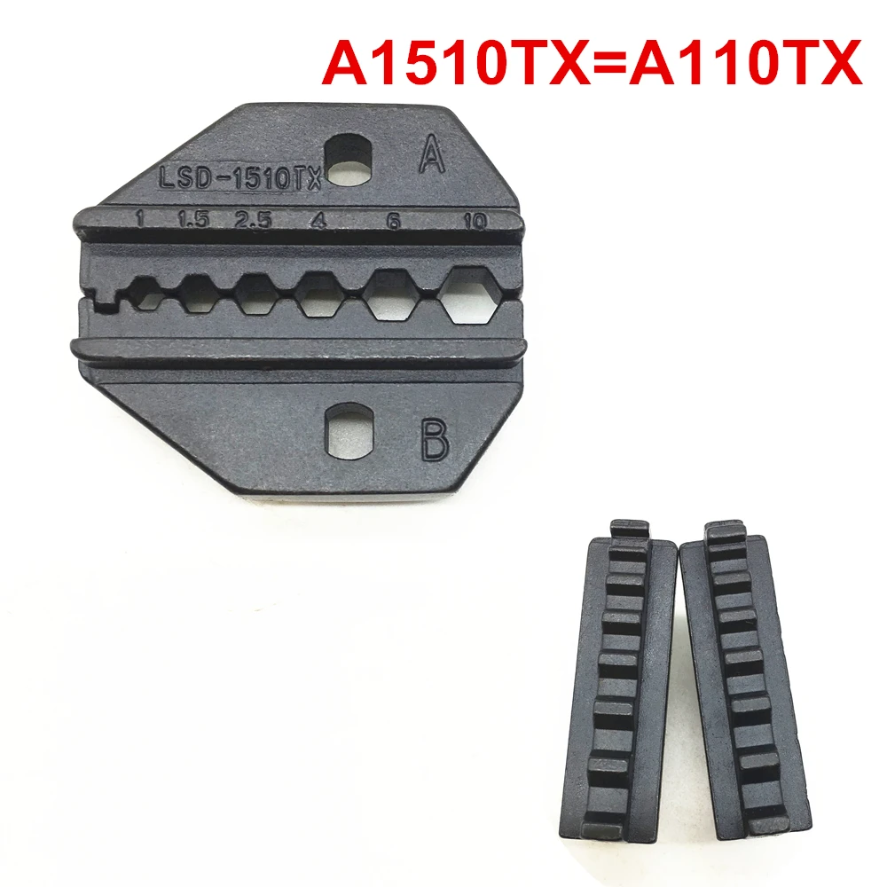 Zestaw matryc do zaciskania A110TX do nieizolowanych złączy końcówek kablowych 22-8AWG 1-10mm2