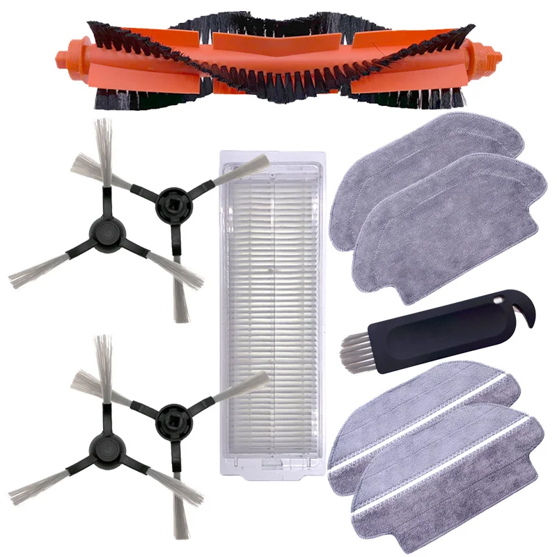 استبدال فلتر الفرشاة الجانبية لـ xiaomi mijia STYJ02YM ، فلتر المكنسة الكهربائية الروبوتية ، Hepa