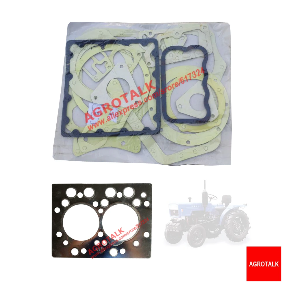 Head gasket and engine gaskets kit for Fengshou Estate FS180-3 / FS184 with engine J285T