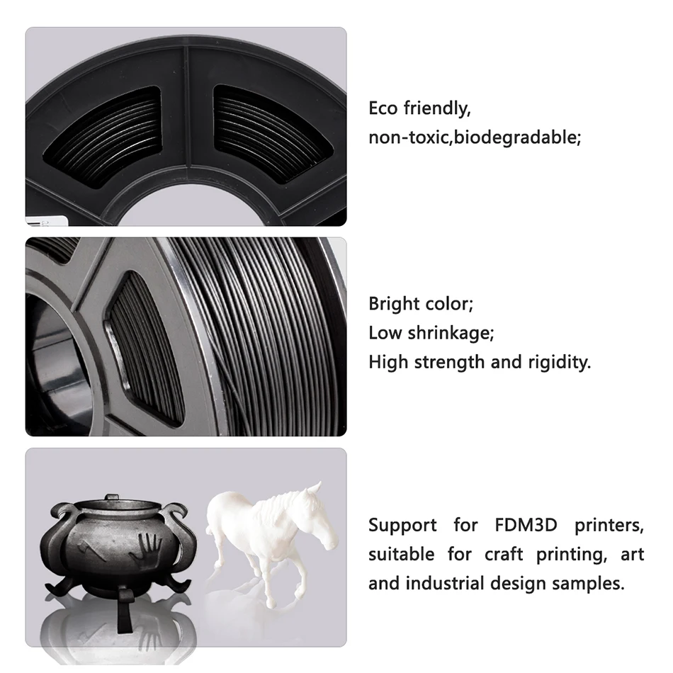 Imagem -03 - Sunlu Clear Filament para Impressora Fdm Pla Plus 2roll 175 mm Plus Mais 002 mm 1kg Spool 22 Lbs Projetado para a Maioria das Impressoras Fdm