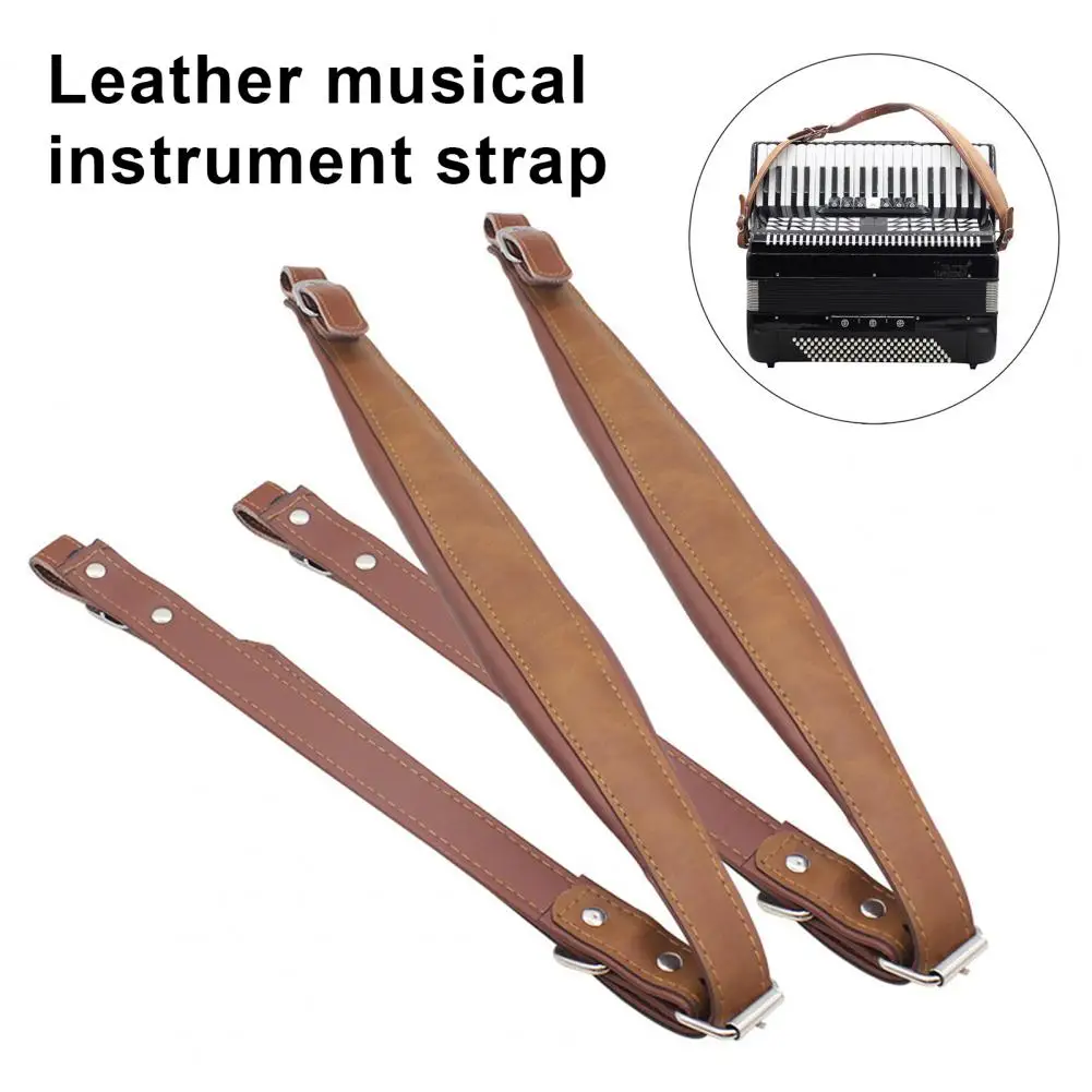 Accordion Straps Widen Faux Leather Comfortable Functional Performence Accordion Straps Accordion Shoulder Belt