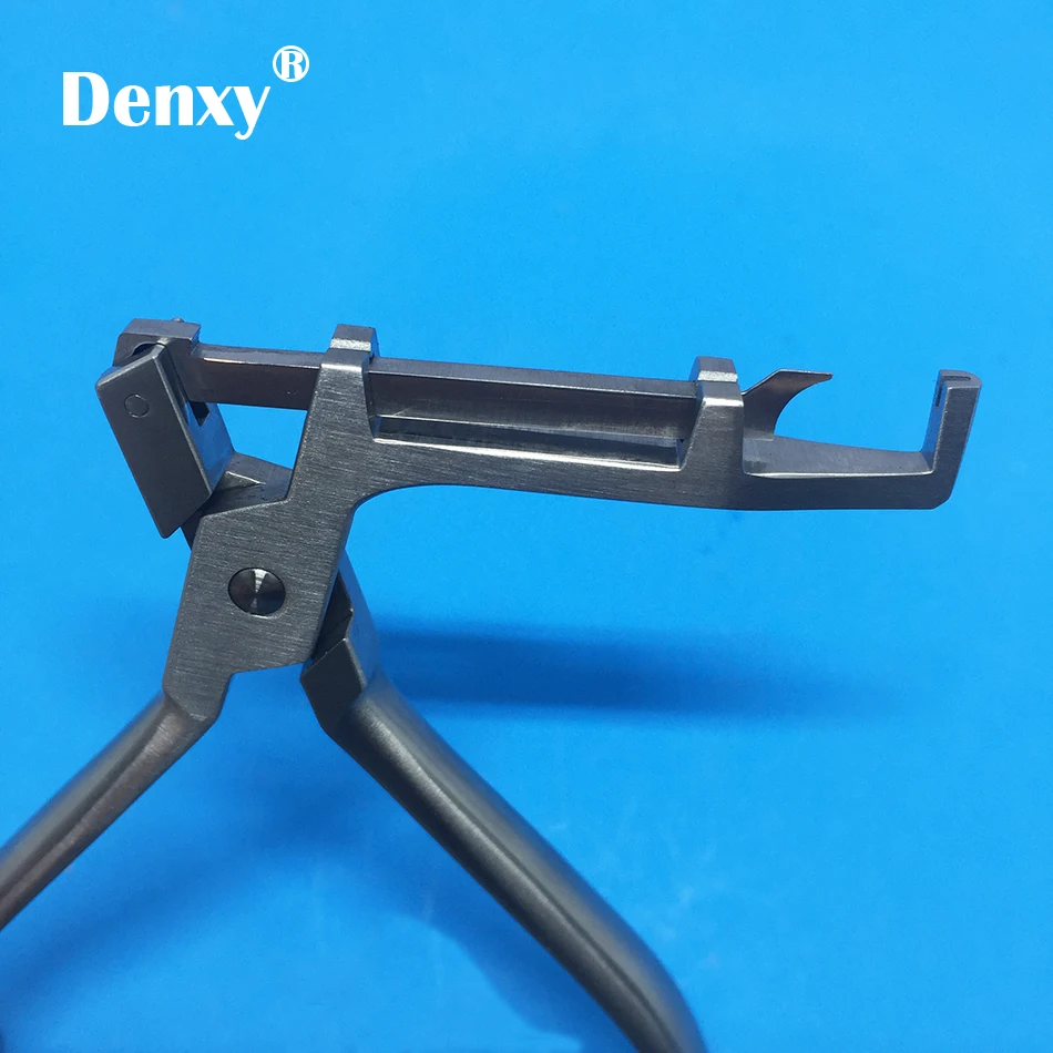 Denxy alicates de ortodoncia Dental de acero inoxidable, removedor de tapa para fórceps de tubo Convertible, alicates de dentista, instrumentos Ortho