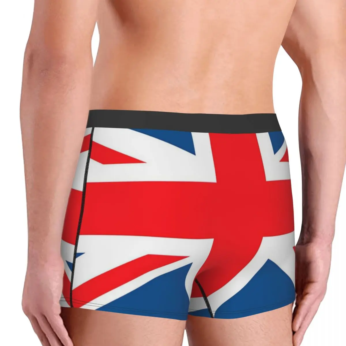 British Flag Underpants Breathbale Panties Male Underwear Print Shorts Boxer Briefs