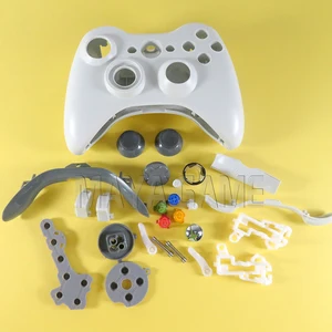 OCGame verdrahtete Controller-Shell-Gehäuse, Cross-Taste, Hülle für Xbox 360, Joystick, Weiß, Schwarz 12 Hauptverkaufsaustausch Xbox 360 White - №11