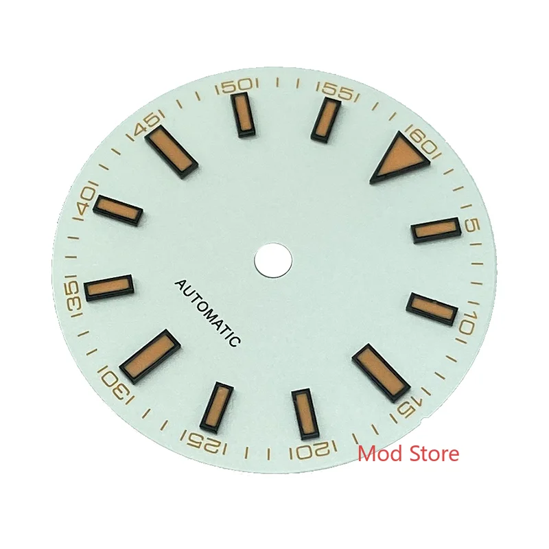 HOT 29mm White Sterile Watch Dial Milgauss Without Date Fit ETA2824 Miyota8215 DG2813 Movement Luminous