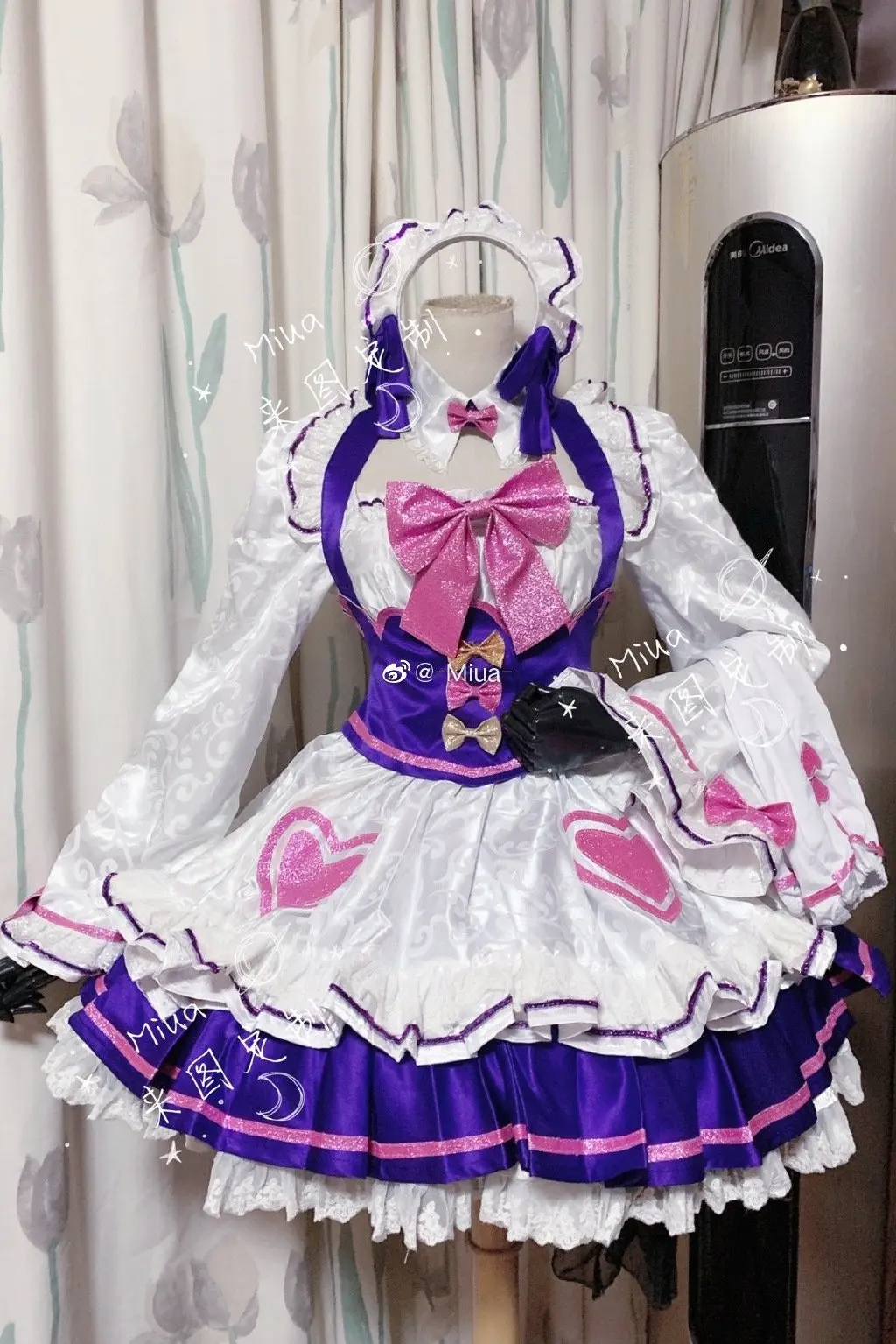 

Anime VTuber Hololive Shirayuki Mishiro Lolita Dress Maid Uniform Party Suit Cosplay Costume Halloween Women Free Shipping 2021