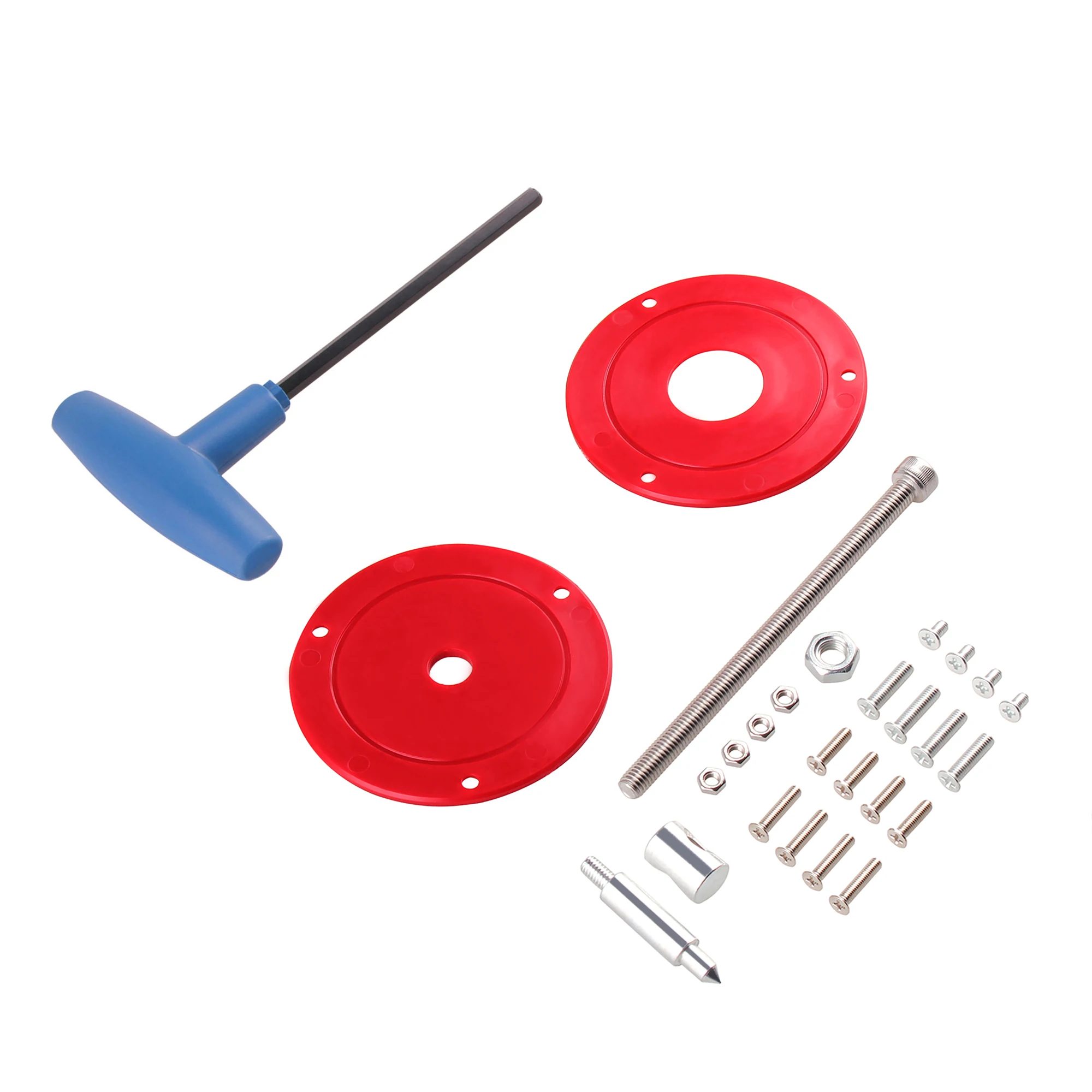 Fresadora eléctrica de madera, máquina de recorte, placa abatible, mesa de fresado, placa de inserción para banco de carpintería, 300x235x10mm