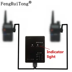 Design-Repeater-Box für Funkgerät BAOFENG/TYT/WOUXUN/KIRISUN/Relaisbox/DIY-Repeater für Walkie-Talkie, TX und Rx-Anzeige