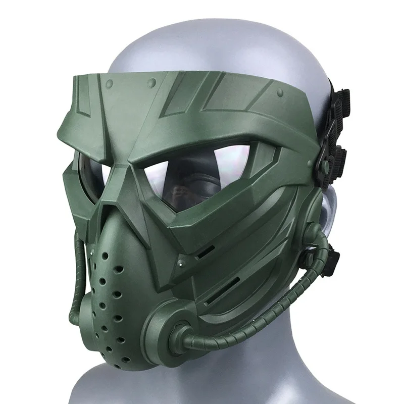 Máscara facial táctica Airsoft, Cráneo, juegos de Paintball, CS, campo, máscara de cara completa, caza, militar, ciclismo, protección para la cabeza