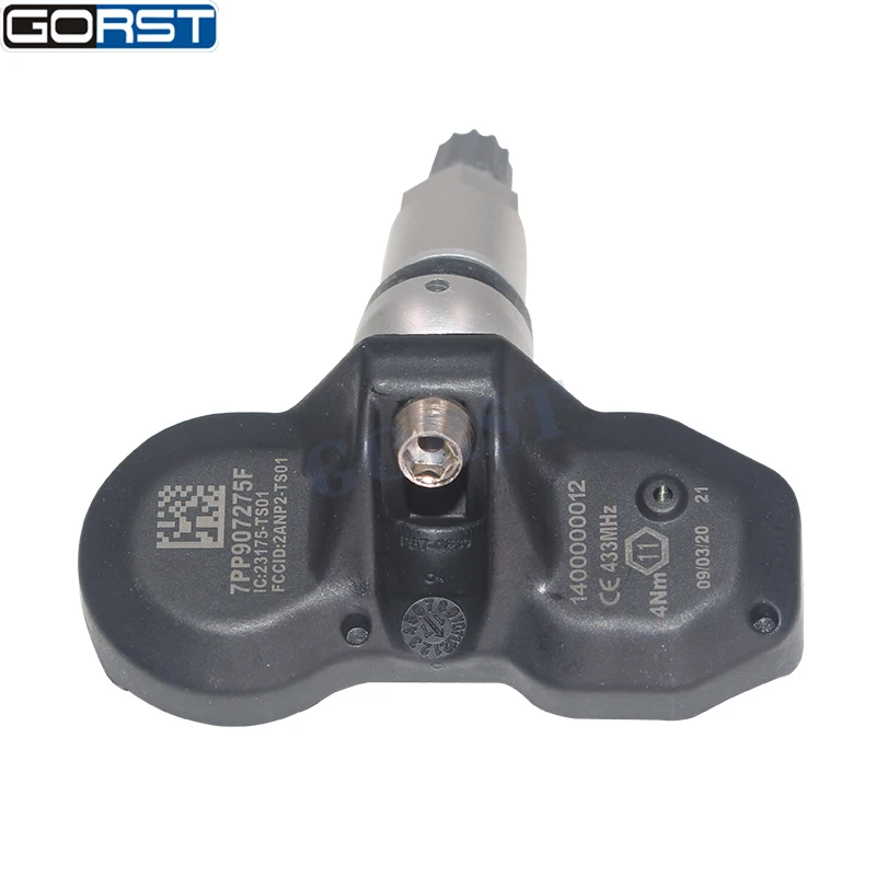 Tire Pressure Monitor Sensors TPMS 433 MHz 7PP907275F for Audi A4 A6 A8 Q7 R8 for Vw Touareg for Porsche 911 7PP-907-275F