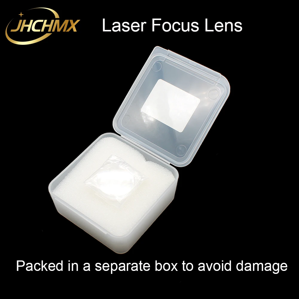 JHCHMX-lente de enfoque Plano-convexo láser de alta calidad, diámetro de 30mm, fl.125 mm, sílice fundida para máquina de corte láser, piezas de repuesto para láser IPG