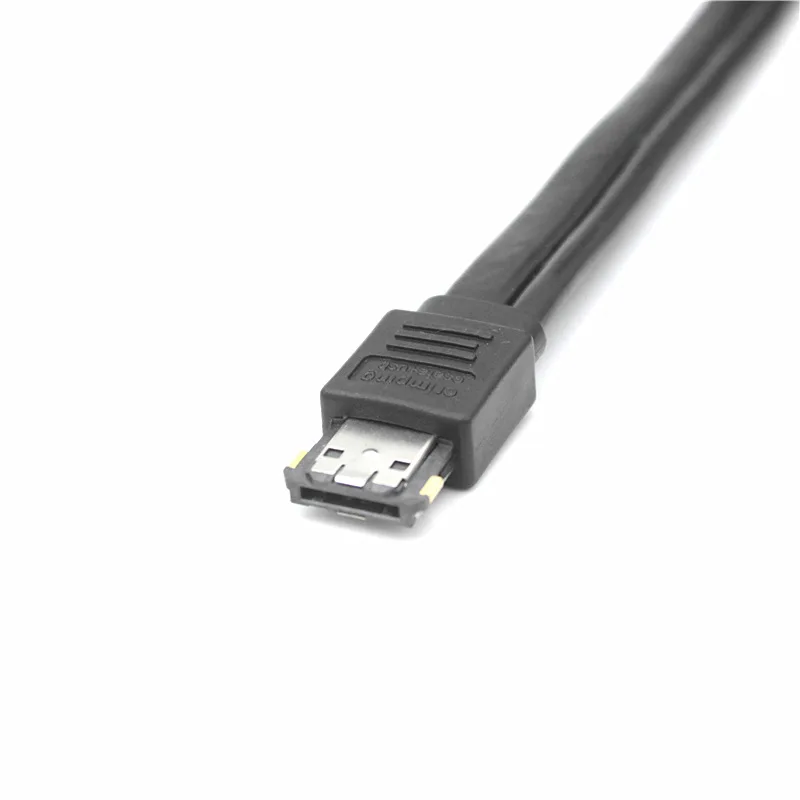 50 centimetri di Alimentazione Esata (eSATAp) A Sata Cavo Doppia Alimentazione USB 12V 5V Combo per 22 Spille (7 Spille + 15 Spille) per 2.5 pollici da 3.5 pollici HDD