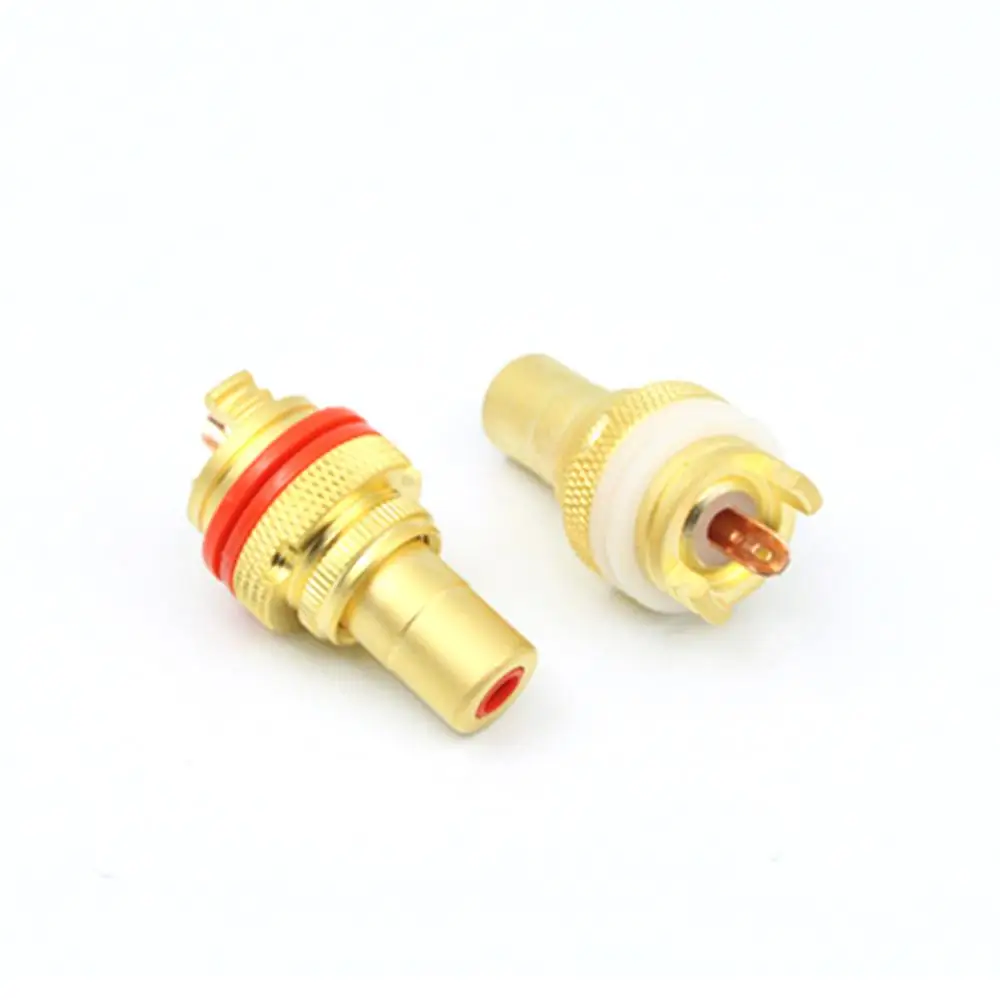 

Hifi Conectores RCA de Audio de alto Rendimiento conector hembra RCA 8 unids/lote