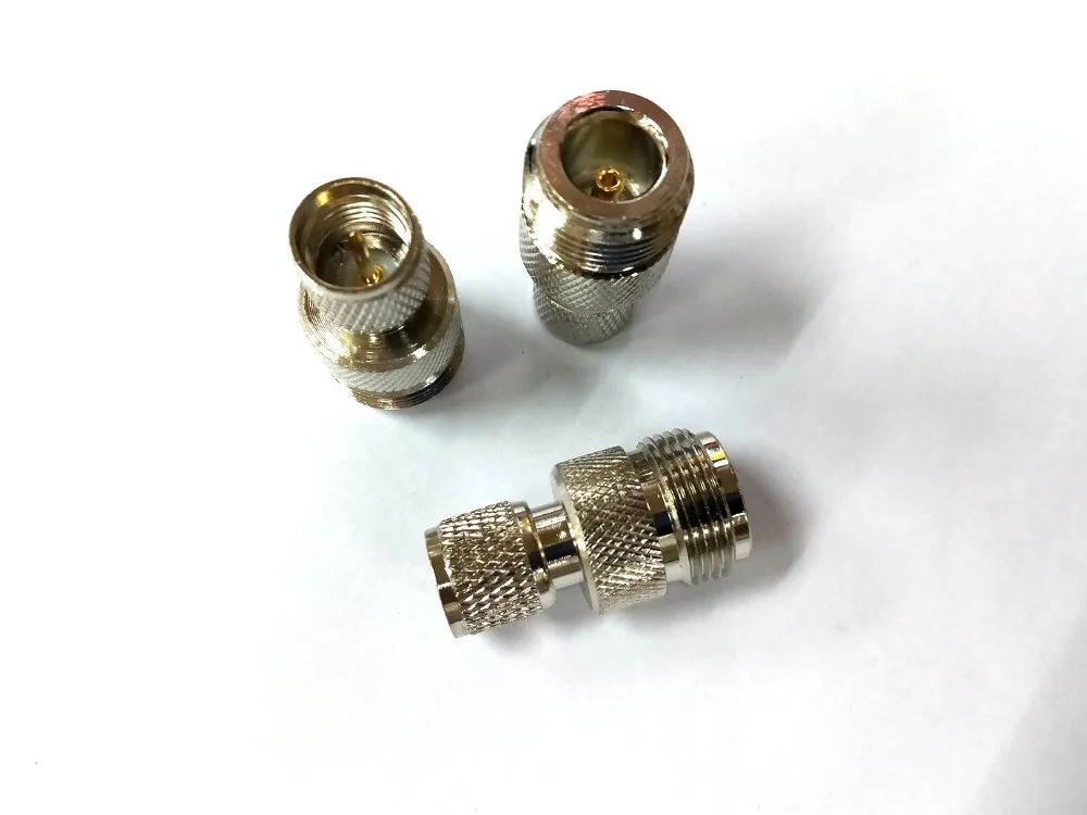 brass Mini UHF Male to N Female Adapter New