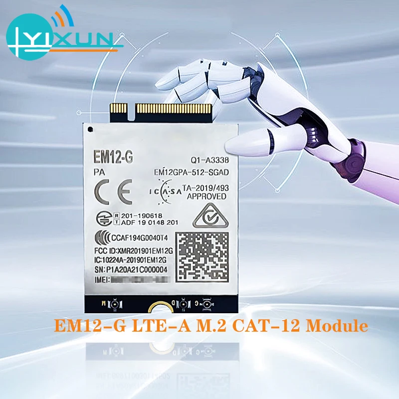 New Original Quectel EM12-G LTE-A Cat-12 Module EM12GPA-512-SGAD Faster Than LTE EP06-E Cat6 EC25-E Modem 600Mbps Downlink