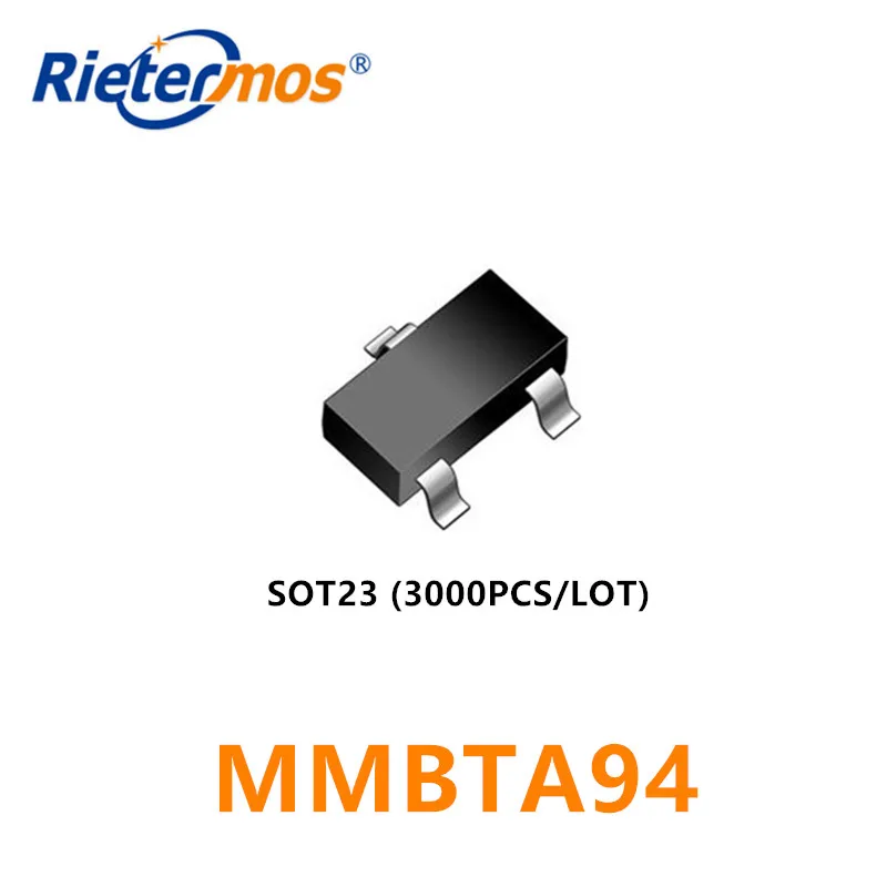 

3000PCS MMBTA94 SOT23 4D PNP 200MA 400V